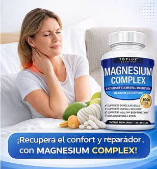 Magnesio Complex 7 Formas – Máxima Absorción para Sueño, Músculos y Calma - Shopio