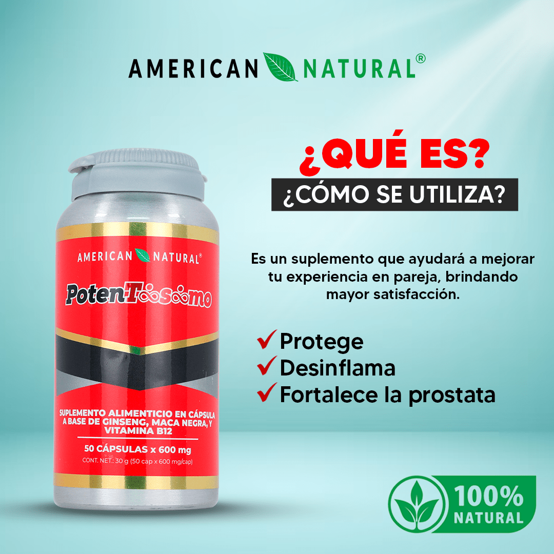 PotenTisimo® Maca Negra + Ginseng + Zinc - Shopio