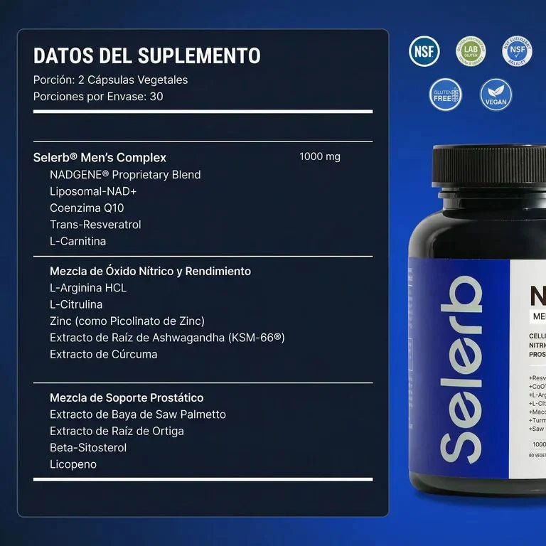 SELERB® NAD+ Men's Complex - Shopio