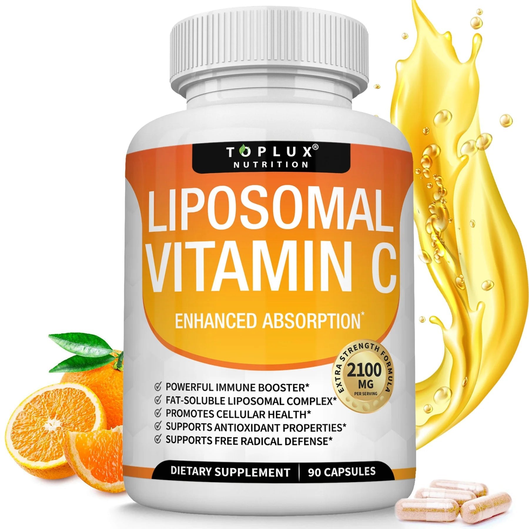 Vitamina C Liposomal 1000mg – Absorción Superior para Inmunidad y Piel Radiante - Shopio